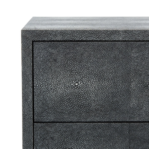 Wholesale Luxury Modern Design <b>Bedside</b> <b>Table</b> Cupboard Bed Room Furniture Faux Shagreen Nightstand With 3 Drawer From Vietnam - Product Image 5
