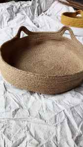 Modern Eco-Friendly Braided Cotton <b>Rope</b> Round Multi-Purpose <b>Storage</b> <b>Baskets</b> - Product Image 2