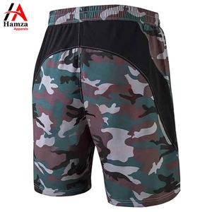Pantalones cortos de camuflaje para hombre, ropa deportiva transpirable, tela polar de algodón 100%, logotipo personalizado, el último producto de Fitness único - Product Image 2