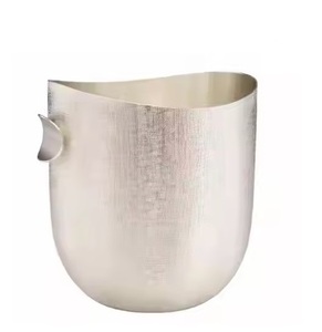 Nouvel Arrivage Seau à Glace en Cuivre de Luxe Moderne Écologique, Bacs à Boissons Longs Ovales pour Fêtes/Bar, Options Personnalisables, Métal - Product Image 3