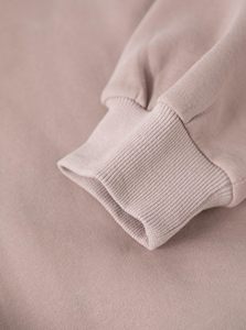 Femmes surdimensionné pull sweat col en V ourlet côtelé manches longues coupe ample Baggy haut Streetwear ourlet côtelé poignets côtelés lâche - Product Image 5