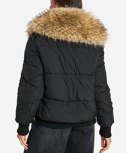 Modest <b>Women</b> Fur Hood <b>Parka</b> Canada Style Plus Size Goose Down Jacket Breathable Hiking Zipper Outdoor Feather Fill Bubble <b>Coat</b> - Product Image 6