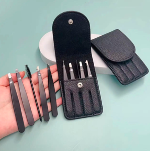 Pinzas para cejas y pestañas de acero inoxidable de precisión ANAAIF, juego de 96 clips con punta puntiaguda, herramientas de maquillaje - Product Image 3