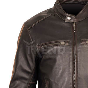 Chaquetas de moto de cuero de carreras personalizables de la mejor calidad para hombre, ropa deportiva de talla grande resistente al viento e impermeable para adultos - Product Image 3