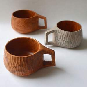 ชุดน้ำชาไม้เมเปิลสไตล์นอร์ดิกทำมือ 10 ชิ้น พร้อมกาน้ำชาและถาด  รับทำโลโก้  กาน้ำชาและถ้วยชาไม้มะพร้าว - Product Image 3