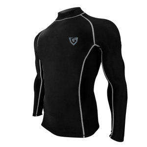 Rashguard pour homme le plus vendu, en spandex et polyester, pour l'entraînement, en vente, taille adulte. - Product Image 4