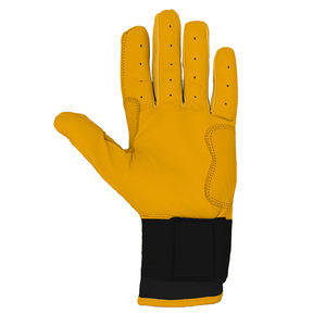 Guantes de bateo de cuero para mayor comodidad y transpirabilidad con logotipo personalizado Guantes de bateo de béisbol de cuero Premium - Product Image 6