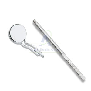 Manijas inoxidables de fabricación de fábrica para espejo bucal Manijas dentales de gran oferta para espejo bucal - Product Image 2