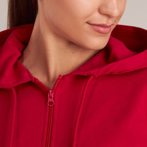 Women's Winter Cropped <b>Hoodie</b> Front Logo Casual Cotton <b>Workout</b> Casual Wear Custom Logo New Design Cropped <b>Hoodie</b> - Product Image 4