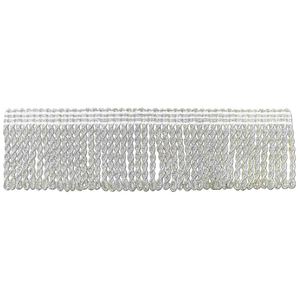 Franges en cordon avec fil métallique argenté 4 cm 4cm Fil de bullion argenté Décoration vêtement uniforme français fabricant d'église - Product Image 1