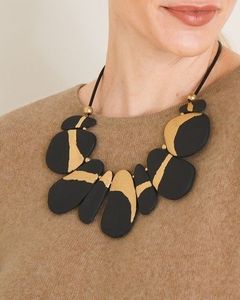 DÉCORÉ Nouvelle Arrivée Buffalo Ox Corne Collier Poli Animal Style Os Bijoux Conception Naturelle Perles Femmes Filles De Mariage - Product Image 5