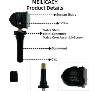 52940BV100 convient au <span class=keywords><strong>capteur</strong></span> de <span class=keywords><strong>pression</strong></span> des pneus TPMS <span class=keywords><strong>Hyundai</strong></span> Creta <span class=keywords><strong>I20</strong></span> Kia EV6 2021-2024 - Product Image 5