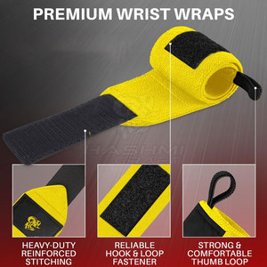 Professional Gym Wrist <b>Wrap</b> For Powerlifting Bodybuilding Cross Fit And Strength Support Training - Product Image 5