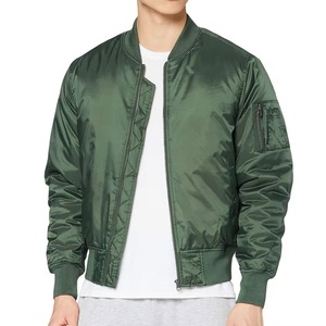 Blouson bomber en nylon décontracté personnalisable, logo personnalisé, blouson bomber en gros, fournisseur de blousons, blouson pour homme - Product Image 1