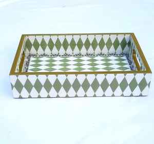 Barra de esmalte de madera moderna, bandeja para servir, elegante, clásico, estilo Vintage, hecho a mano, personalizado, diseño multiimpreso, opción desechable - Product Image 2