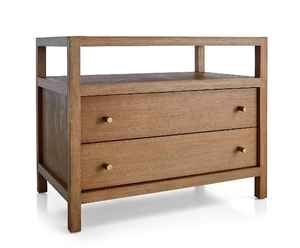 Mesita de noche de madera de alta calidad Cajones OEM Logo Mesita de noche para dormitorio Venta superior Precio barato para hospitales Apartamentos Hogar - Product Image 2