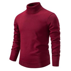 Nouveau automne pull hommes pull col rond Patchwork à manches longues chaud mince chandails hommes décontracté mode pull hommes vêtements - Product Image 2