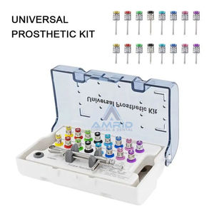 Équipements dentaires certifiés CE Kit d'outils universel de restauration de prothèse manuelle Instrument d'implant en acier manuel réutilisable - Product Image 3