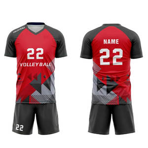 Latest Design Sublimation Volleyball Team Uniforms Activewear Jersey Sets Sublimation Printed Volleyball Uniform - Product Image 1
