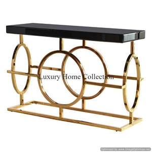Marco hecho de alambre de hierro y Metal con forma de triángulo para mesa auxiliar, mesa de consola, muebles hechos a mano de diseño lujoso a los precios más bajos - Product Image 2