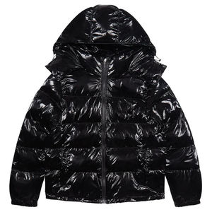 Veste matelassée brillante pour homme, nouvelle conception tendance 2025, hiver et automne, rembourrage chaud, vente en gros, veste bomber à bulles - Product Image 2