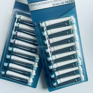 Cabezal de cepillo de dientes eléctrico adaptable con eje flexible para uso en hoteles, tipo de cerdas medianas para repuestos de cabezales de cepillo - Product Image 4