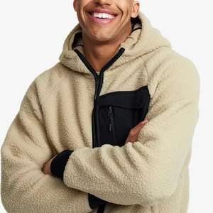 High-Quality OEM Heavyweight <b>Sherpa</b> <b>Fleece</b> Zip-Up <b>Hoodie</b> |100% Cotton Unisex Winter Sweatshirt with Embroidered - Product Image 4