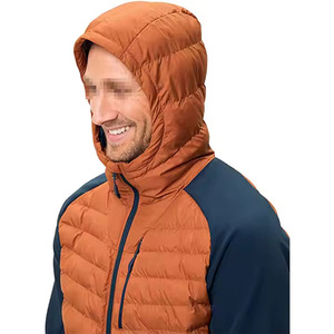 เสื้อโค้ทผ้าหนาบุนวมกันลมสำหรับฤดูหนาวโลโก้ตามสั่ง - Product Image 3