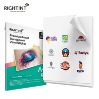 Étiquettes autocollantes en vinyle A4 en papier autocollant personnalisées de qualité supérieure imprimables auto-adhésives pour étiquettes d'emballage d'imprimante à jet d'encre laser