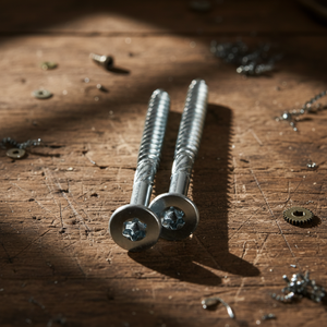 Vis à bois à tête fraisée Torx en acier au carbone de qualité industrielle classe 4.8 6.8 métriques/pouces, oxyde noir nickelé/zingué - Product Image 1