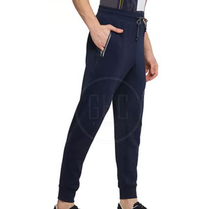 Custom Logo Men's High Waist Sweatpants Plus Size Casual Sportswear Cotton <b>Elastic</b> Waist for Outdoor Use in Stock Fabric - Product Image 3