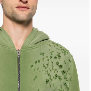 Sweat-shirts pour hommes en coton 100% légers et à séchage rapide, effet usé, de haute qualité, fabriqués en stock - Product Image 5