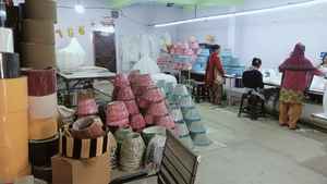 Ombre douce d'impression de bloc de Jaipur faite à la main populaire et couverture en tissu de luxe pour les lampes suspendues de maison et de bureau - Product Image 5