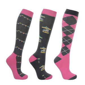 Chaussettes d'équitation longues personnalisées, respirantes, antibactériennes, écologiques, pour l'hiver - Product Image 1