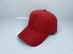 Novedad de verano, gorras de béisbol personalizadas de 5 paneles de gamuza y sarga de algodón en contraste, Premium gorra de acabado, gorra a granel a bajo precio - Product Image 3