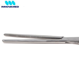 Pinzas hemostáticas reutilizables manuales de acero inoxidable rectas Abrazaderas de bloqueo Tarifa al por mayor con logotipo propio Quirúrgico por INNOVAMED - Product Image 5