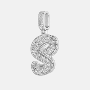 Pendentif personnalisé pour homme, style hip-hop, serti de diamants CZ, plaqué or, en alliage - Product Image 3
