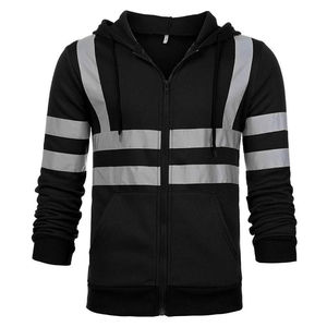 100% poliéster Multi bolsillo Zip seguridad alta reflectante ropa de seguridad para hombres seguridad y chaquetas - Product Image 1