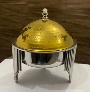 Cổ điển Thép không gỉ soong món ăn với nắp không dính bền đa-công SuấT thân thiện với môi đồ dùng nhà bếp - Product Image 4