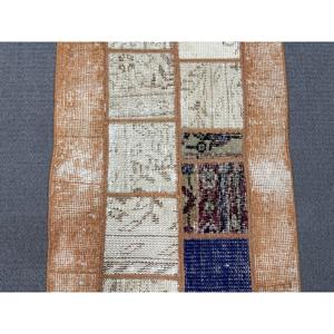1.6x4.4 ft Turkish Rug, Rug, <b>Brown</b> Persian Rug <b>Wool</b> - Product Image 5