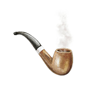 Long Churchwarden Pipe à tabac Rusticted Smoking Hookah Pipe à tabac en bois Pipe à tabac en bois naturel indien au prix de gros bon marché - Product Image 3