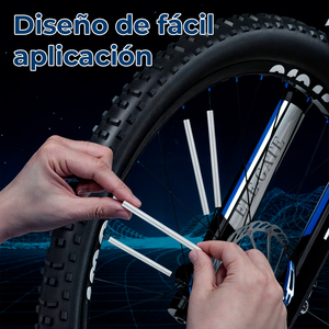 12 Clip Riflettenti Ultra-Luminose a 360° per Raggi di Bicicletta - Product Image 3