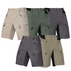 <b>Men's</b> Summer Nylon Rip-Stop <b>Work</b> <b>Shorts</b> Mid Waist Cargo Casual <b>Short</b> Pants for Running Jogging Sports Waterproof DDP shipping - Product Image 4