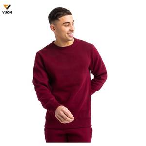 Ensemble de jogging à capuche unisexe 100% coton sweat-shirt en éponge française Logo personnalisé survêtement pour hommes pour le jogging d'hiver sweat à capuche à col rond - Product Image 3