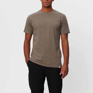 Venta al por mayor de diseño personalizado camisetas de los hombres de impresión personalizada de color sólido transpirable Regular Fit camiseta - Product Image 5