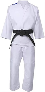 ชุดยูโด Bjj Gi ทนทาน น้ำหนักเบา สำหรับฝึกศิลปะการต่อสู้ ผู้ชาย วัยรุ่น ผ้าฝ้าย ชุดยิวยิตสู คิโมโน สำหรับการแข่งขันและการฝึกซ้อม - Product Image 2