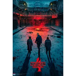 Póster brillante de Stranger Things 4 en ruso - Product Image 1