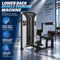 Machine d'extension lombaire BN Commercial pour l'entraînement de force en salle de sport et centre de fitness – Entraînement des muscles lombaires