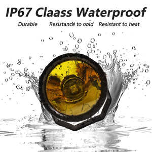 Đèn pha siêu sáng 3,5 inch Đèn <span class=keywords><strong>LED</strong></span> màu vàng hổ phách làm việc lái xe Đèn sương mù đa năng Xe máy xe máy - Product Image 5