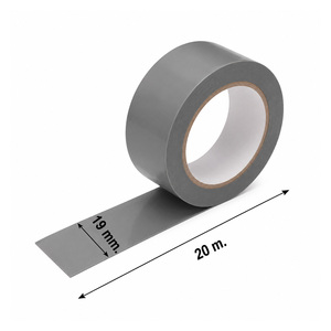Nastro isolante 20 m x 19 mm. Grigio. Per uso domestico. - Product Image 2